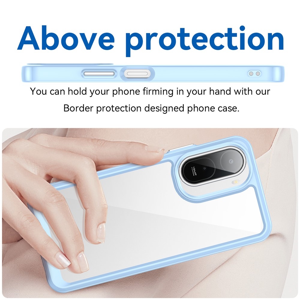 Gél tok rögzített hátlappal Xiaomi Redmi A7 Pro - kék