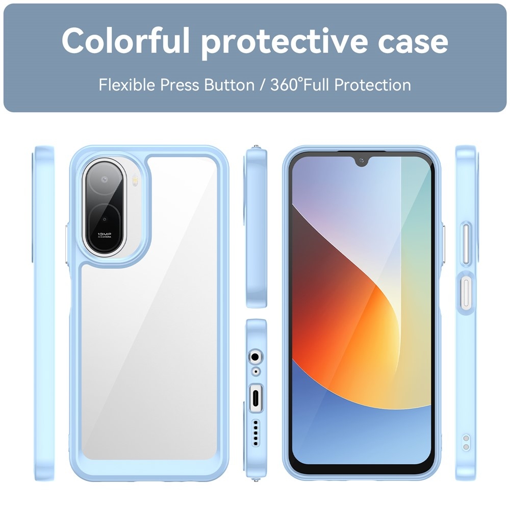 Gél tok rögzített hátlappal Xiaomi Redmi A7 Pro - kék