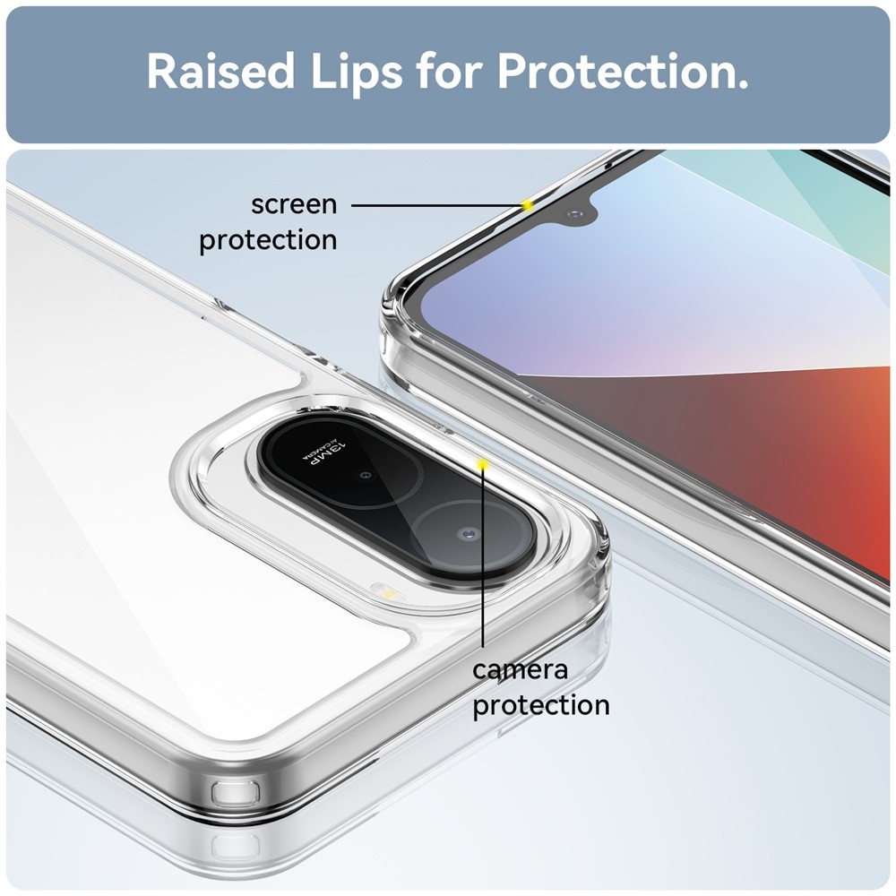 Gél tok fix hátlappal Xiaomi Redmi A7 Pro - átlátszó