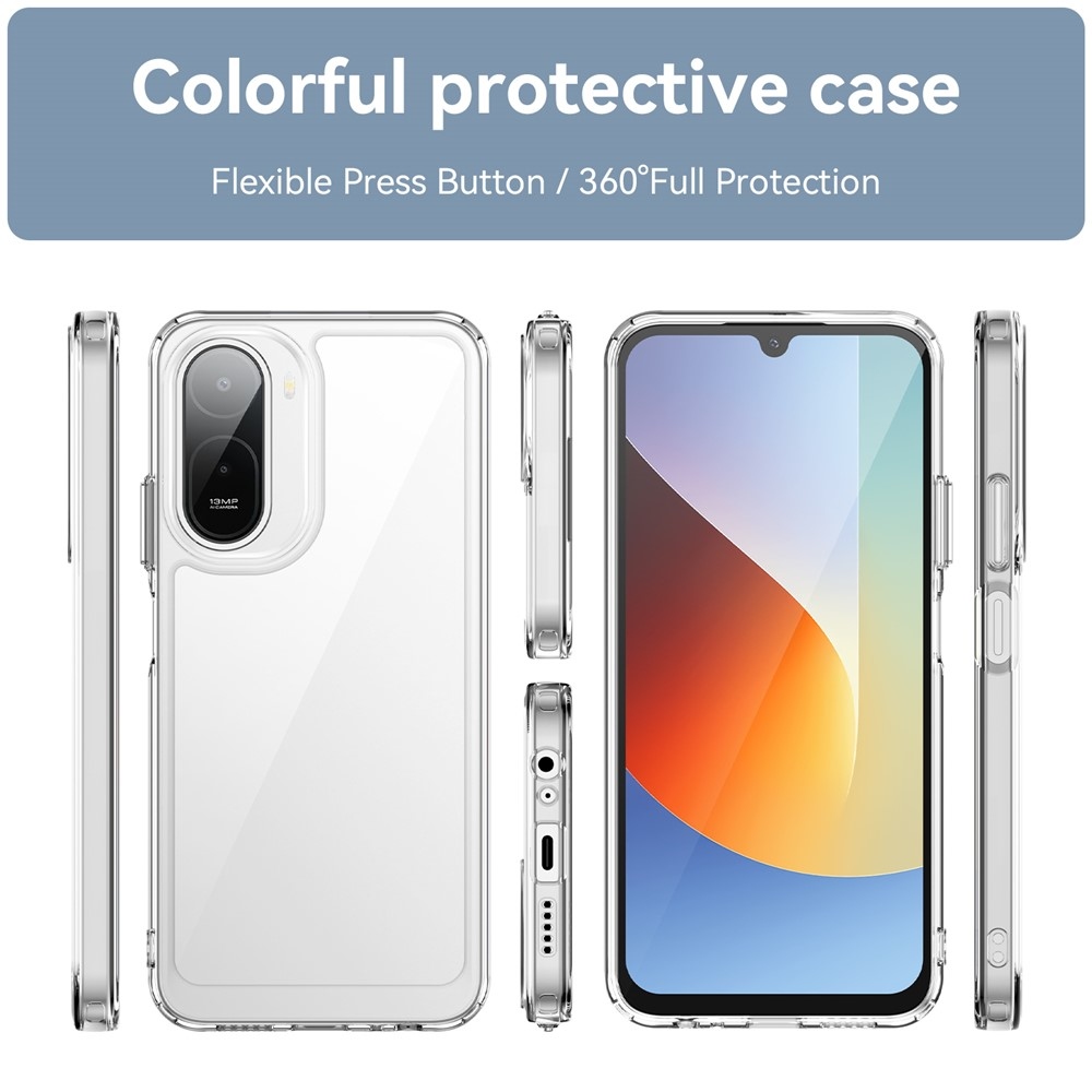 Gél tok fix hátlappal Xiaomi Redmi A7 Pro - átlátszó