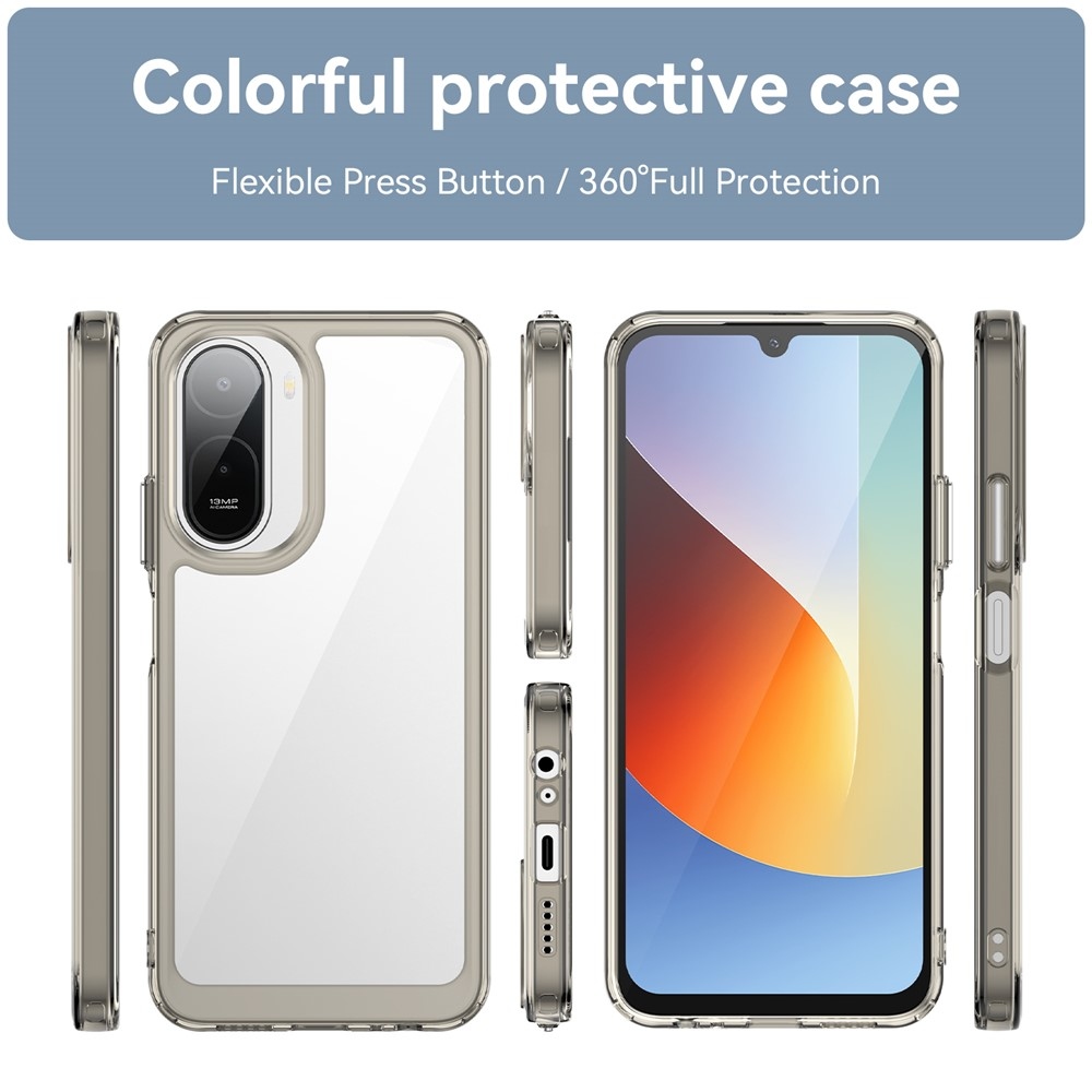 Gél tok rögzített hátlappal a Xiaomi Redmi A7 Pro készülékre - szürke
