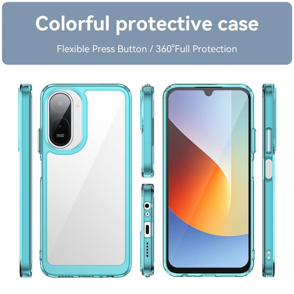 Gél tok rögzített hátlappal Xiaomi Redmi A7 Pro - világoskék