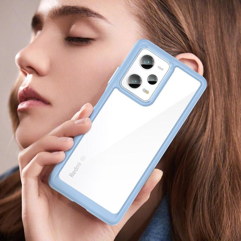 Gél tok kemény hátlappal Xiaomi Redmi Note 12 Pro 5G/Poco X5 Pro 5G - kék