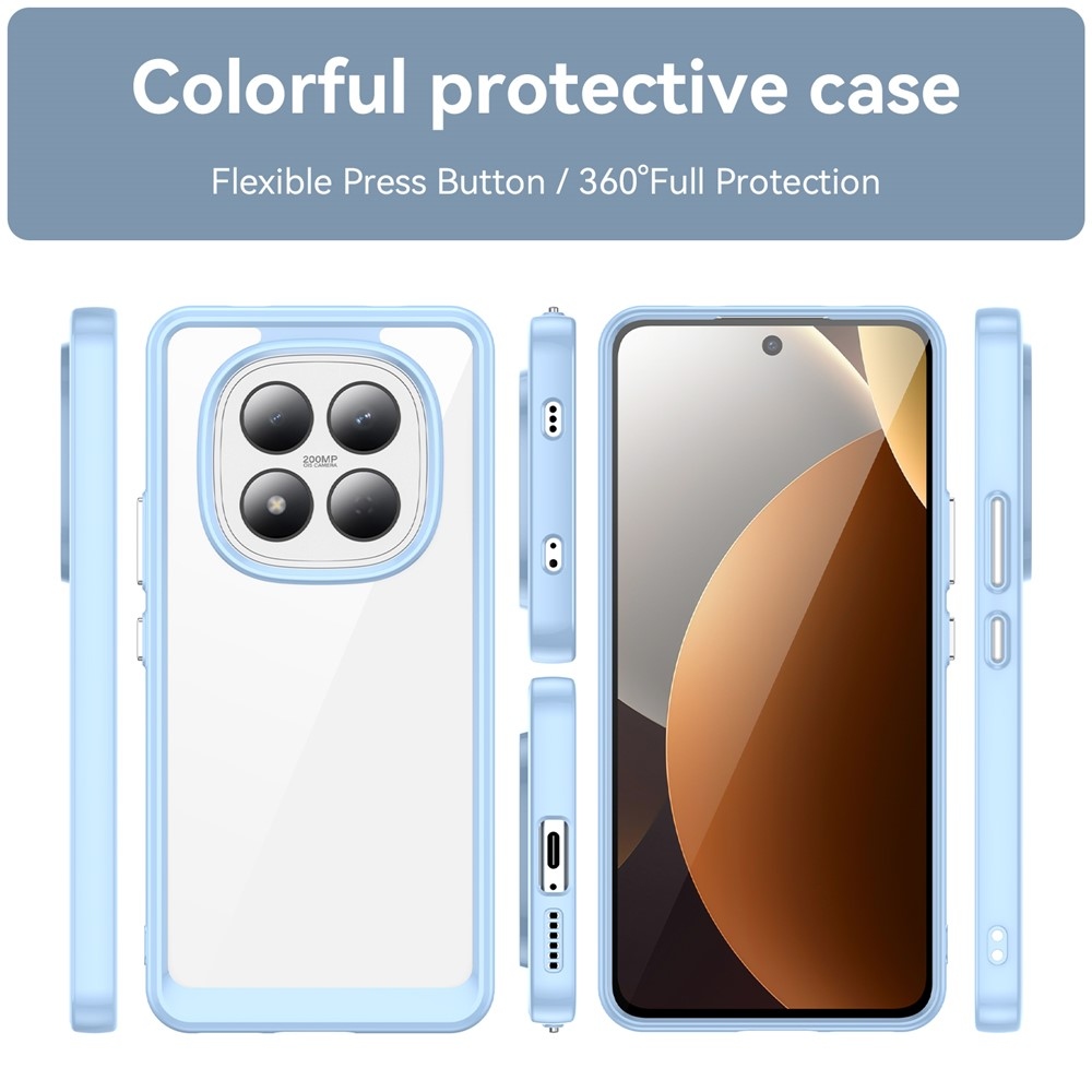 Gél tok kemény hátlappal Xiaomi Redmi Note 15 Pro 4G - kék