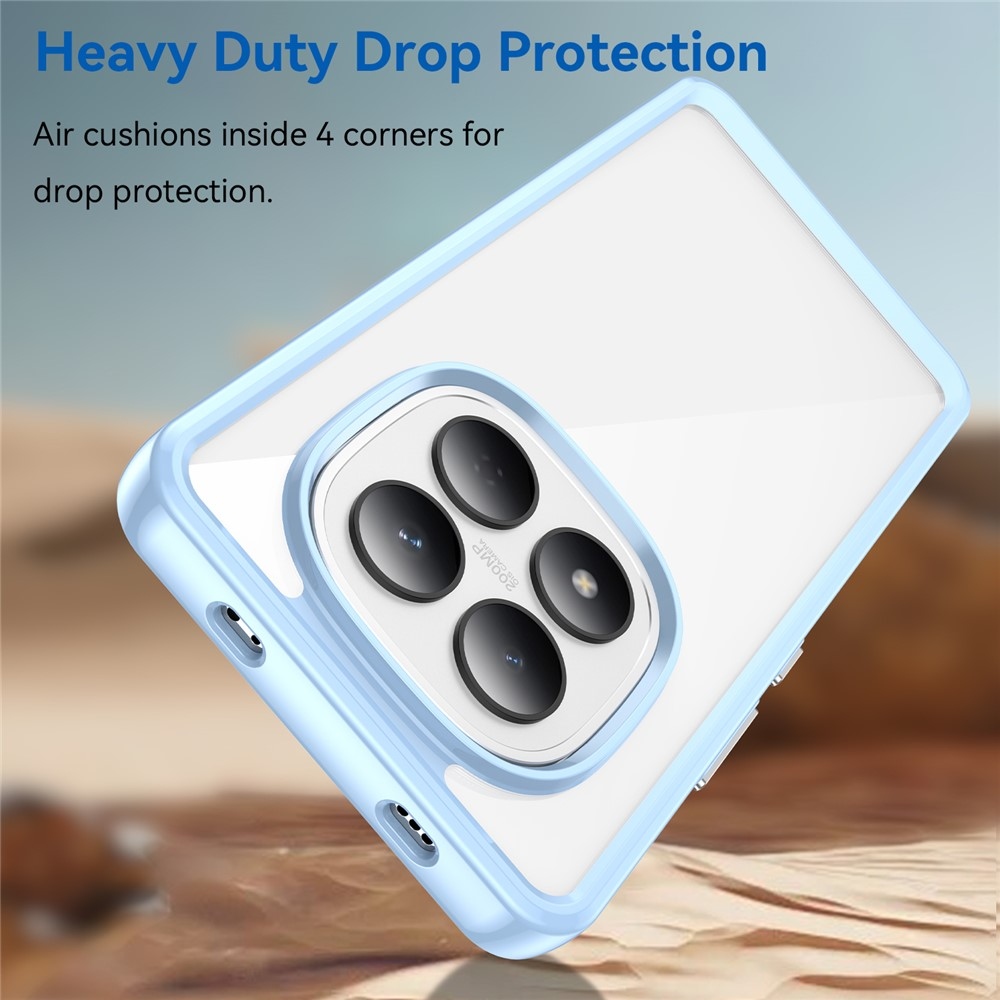 Gél tok kemény hátlappal Xiaomi Redmi Note 15 Pro 4G - kék