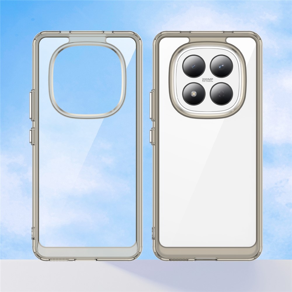 Gél tok rögzített hátlappal a Xiaomi Redmi Note 15 Pro 4G készülékhez - szürke