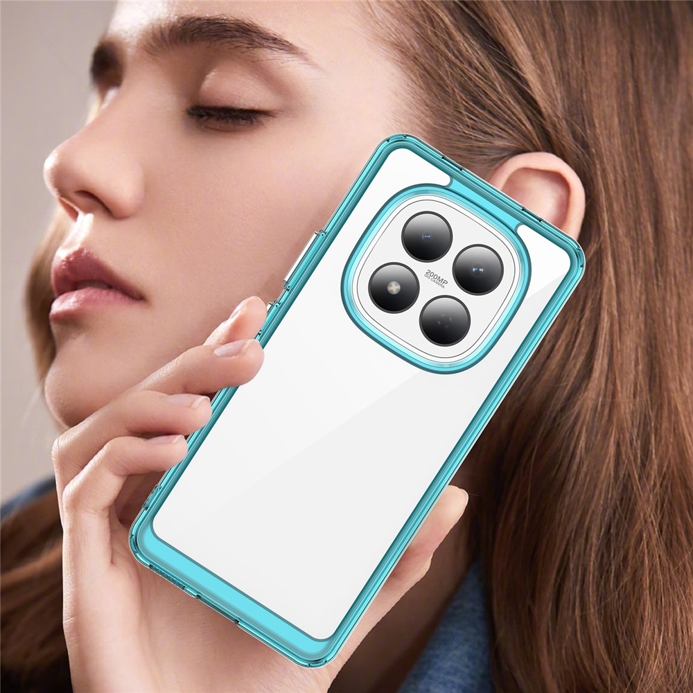 Gél tok rögzített hátlappal Xiaomi Redmi Note 15 Pro 4G - világoskék színben