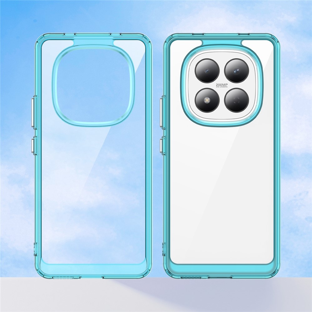 Gél tok rögzített hátlappal Xiaomi Redmi Note 15 Pro 4G - világoskék színben