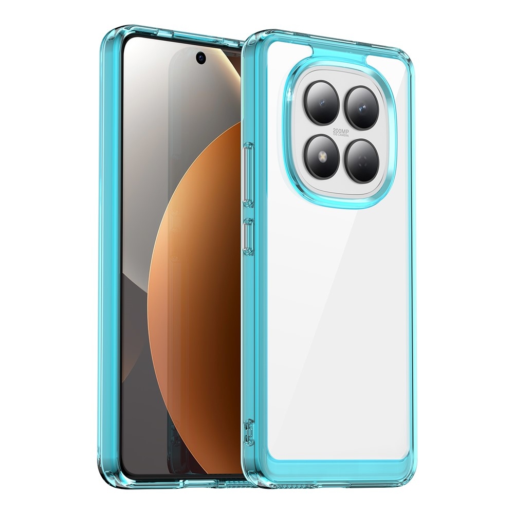 Gél tok rögzített hátlappal Xiaomi Redmi Note 15 Pro 4G - világoskék színben