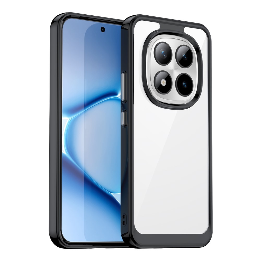 Gél tok rögzített hátlappal a Xiaomi Redmi Note 15 Pro+ 5G/Xiaomi Poco M8 Pro 5G-re - fekete