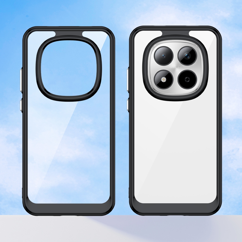 Gél tok rögzített hátlappal a Xiaomi Redmi Note 15 Pro 5G-re - fekete