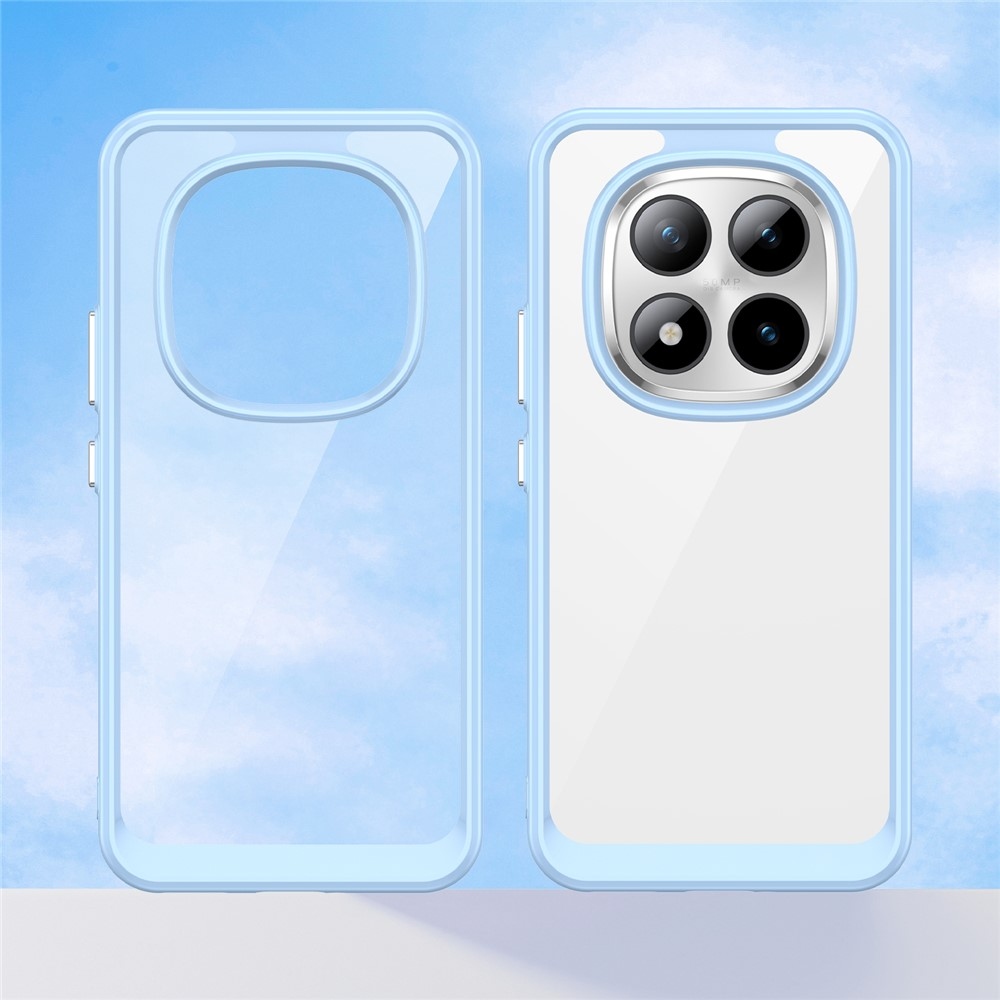 Gél tok kemény hátlappal Xiaomi Redmi Note 15 Pro+ 5G/Xiaomi Poco M8 Pro 5G - kék