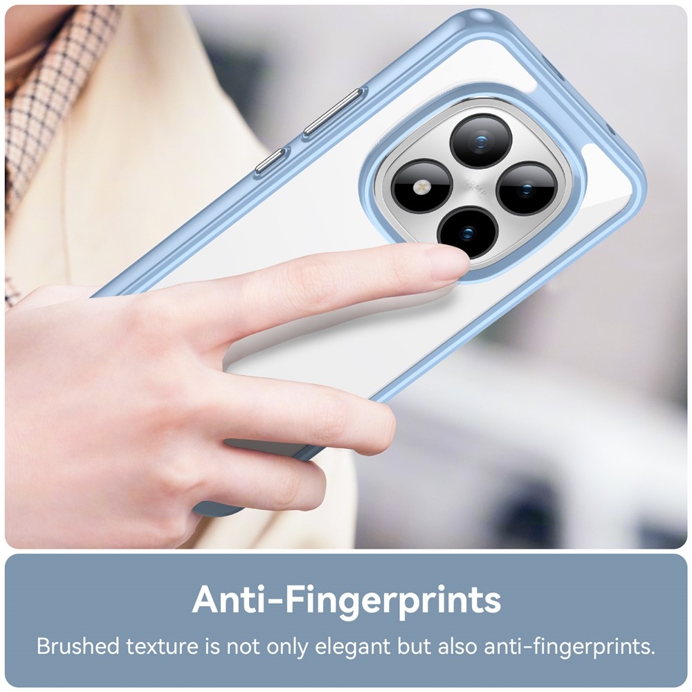 Gél tok kemény hátlappal Xiaomi Redmi Note 15 Pro+ 5G/Xiaomi Poco M8 Pro 5G - kék