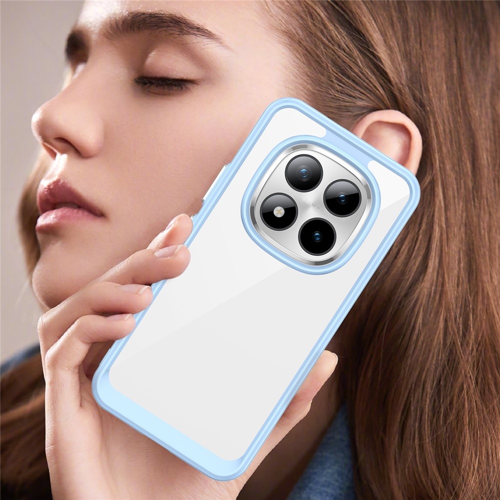 Gél tok kemény hátlappal Xiaomi Redmi Note 15 Pro+ 5G/Xiaomi Poco M8 Pro 5G - kék