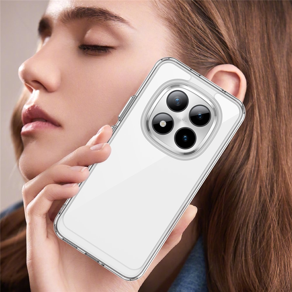 Gél tok kemény hátlappal Xiaomi Redmi Note 15 Pro+ 5G/Xiaomi Poco M8 Pro 5G - átlátszó