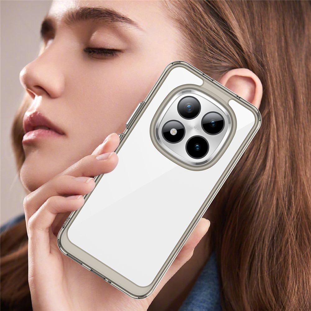 Gél tok kemény hátlappal a Xiaomi Redmi Note 15 Pro+ 5G/Xiaomi Poco M8 Pro 5G számára - szürke