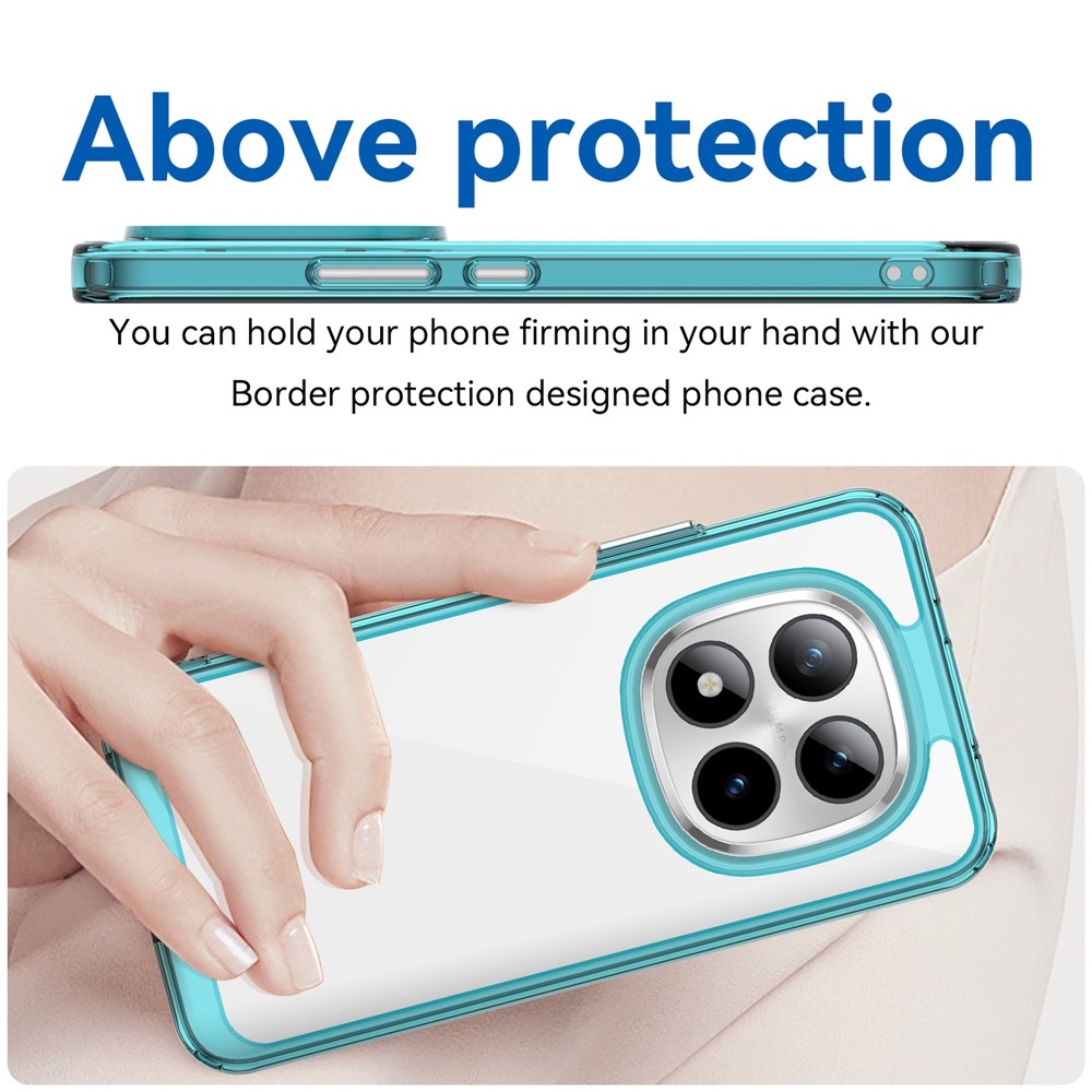 Gél tok rögzített hátlappal Xiaomi Redmi Note 15 Pro+ 5G/Xiaomi Poco M8 Pro 5G - világoskék színű