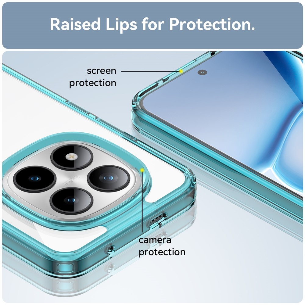 Gél tok rögzített hátlappal Xiaomi Redmi Note 15 Pro+ 5G/Xiaomi Poco M8 Pro 5G - világoskék színű