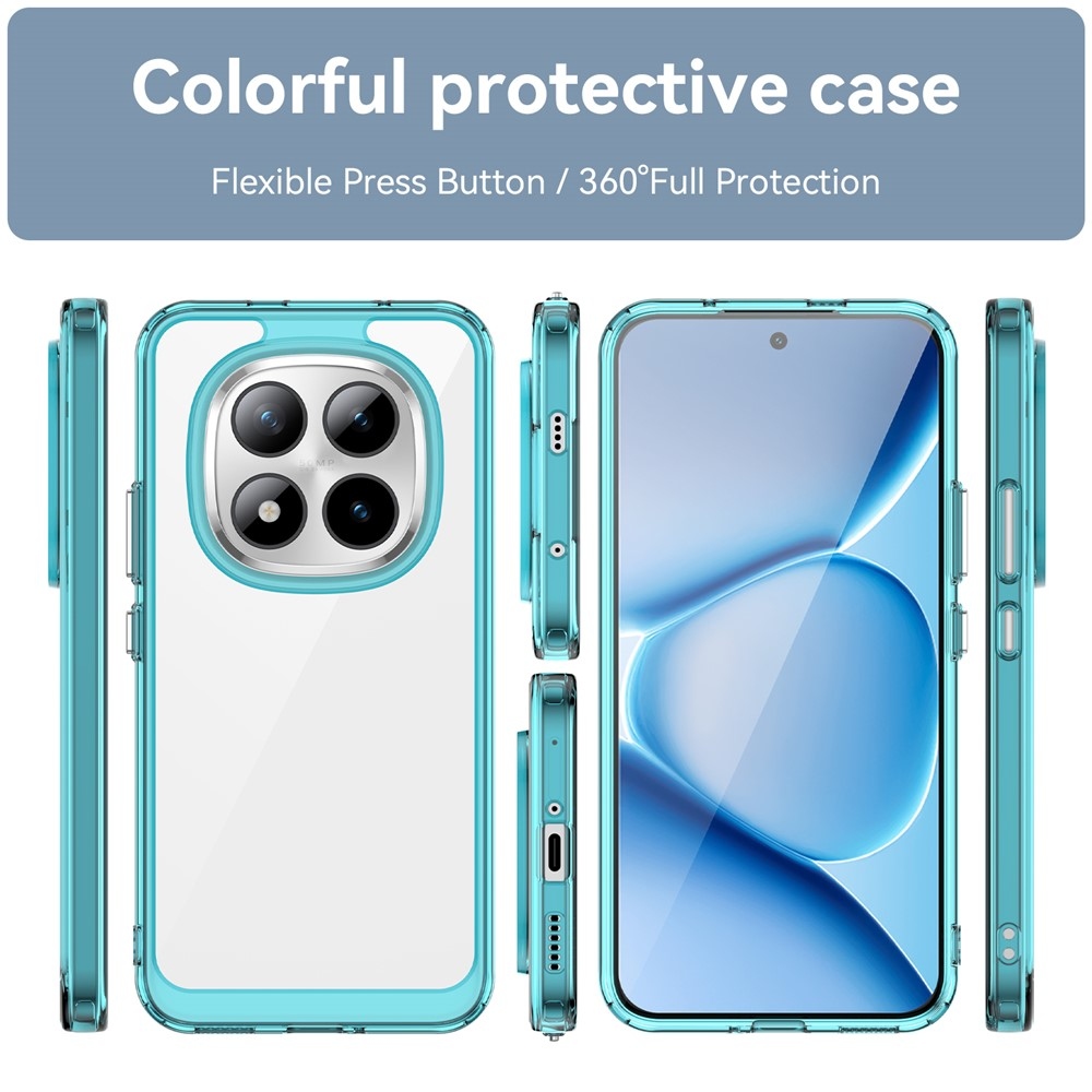 Gél tok rögzített hátlappal Xiaomi Redmi Note 15 Pro+ 5G/Xiaomi Poco M8 Pro 5G - világoskék színű