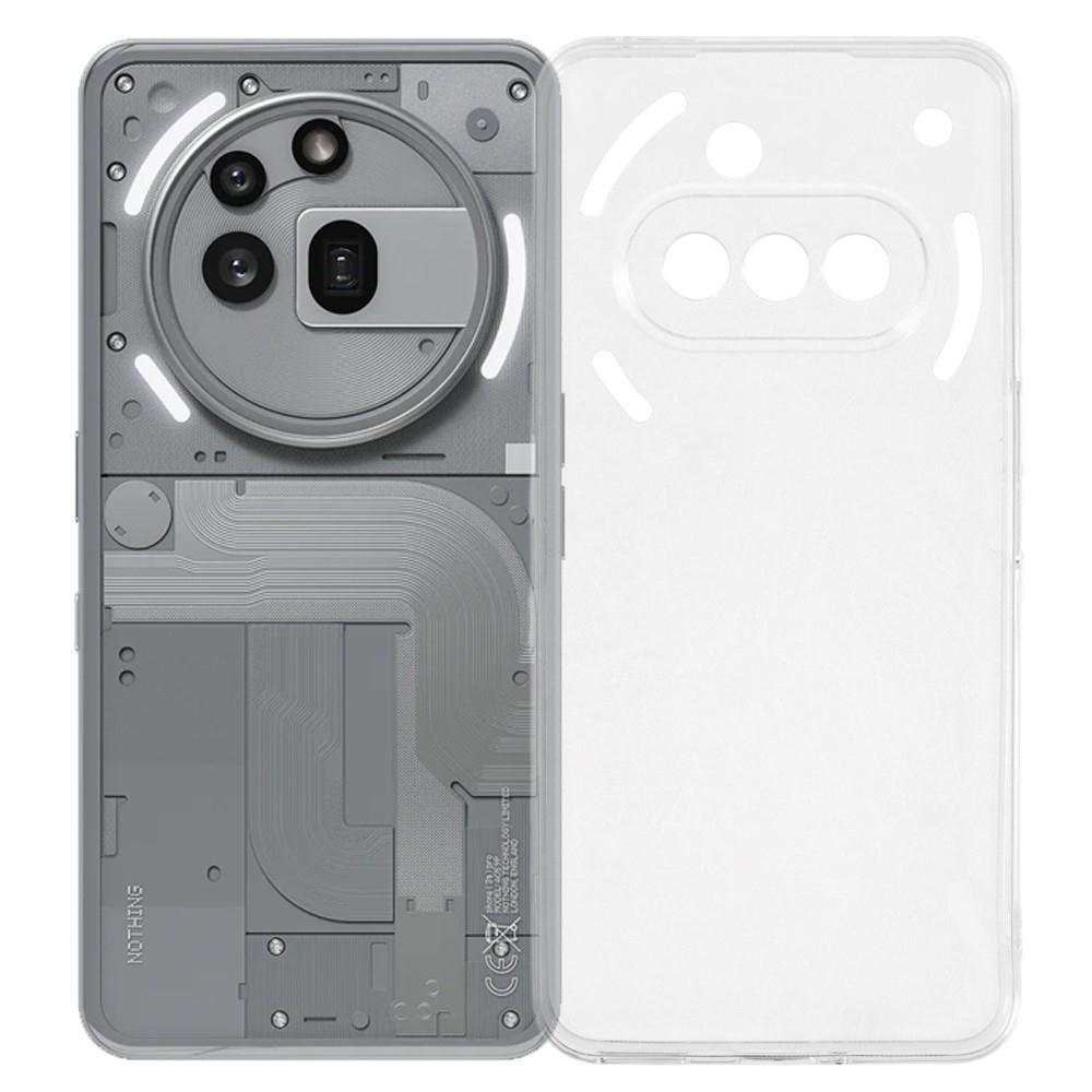 Átlátszó zselés tok Nothing Phone (3a) - átlátszó