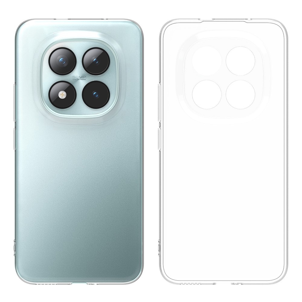 Átlátszó zselés tok Xiaomi Redmi Note 15 Pro+ 5G/Xiaomi Poco M8 Pro 5G - átlátszó