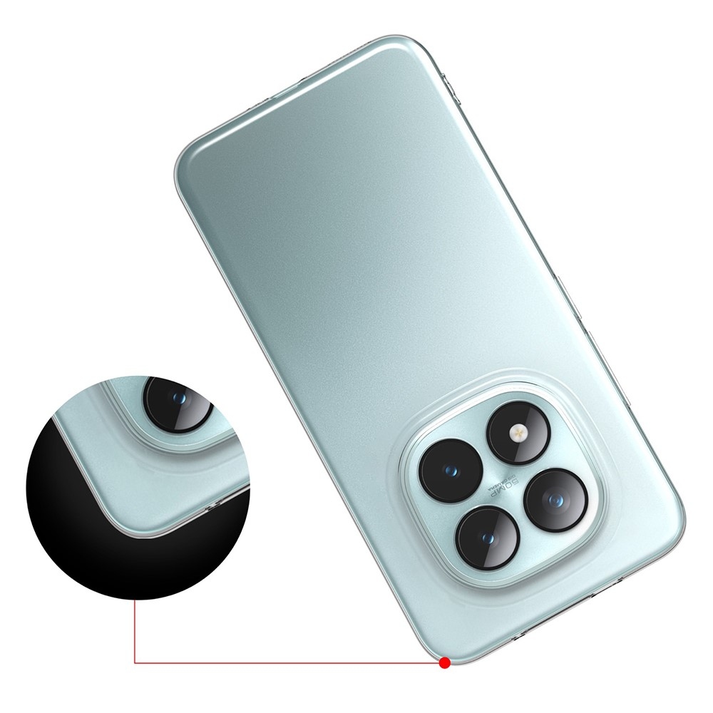 Átlátszó zselés tok Xiaomi Redmi Note 15 Pro+ 5G/Xiaomi Poco M8 Pro 5G - átlátszó