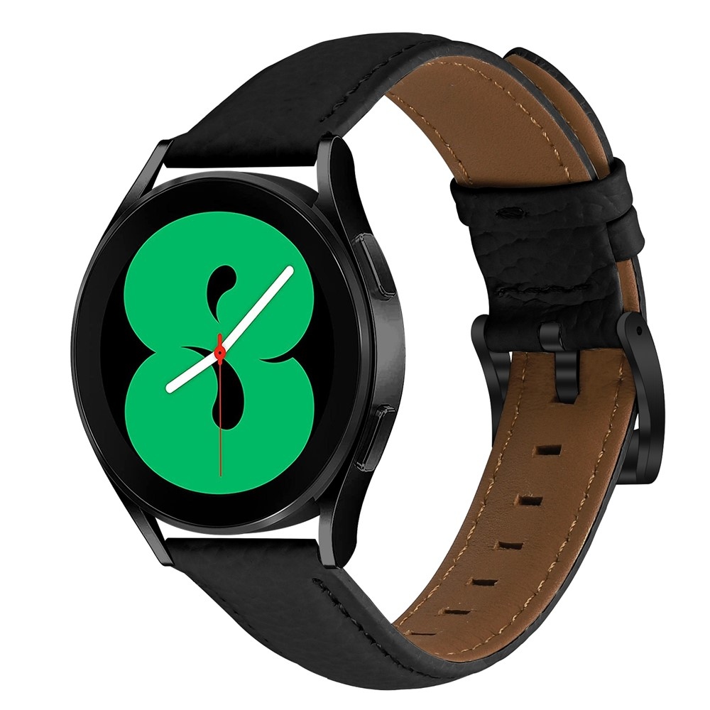Genu bőr szíj az Amazfit Active 2 Square/Active 2 készülékhez – fekete