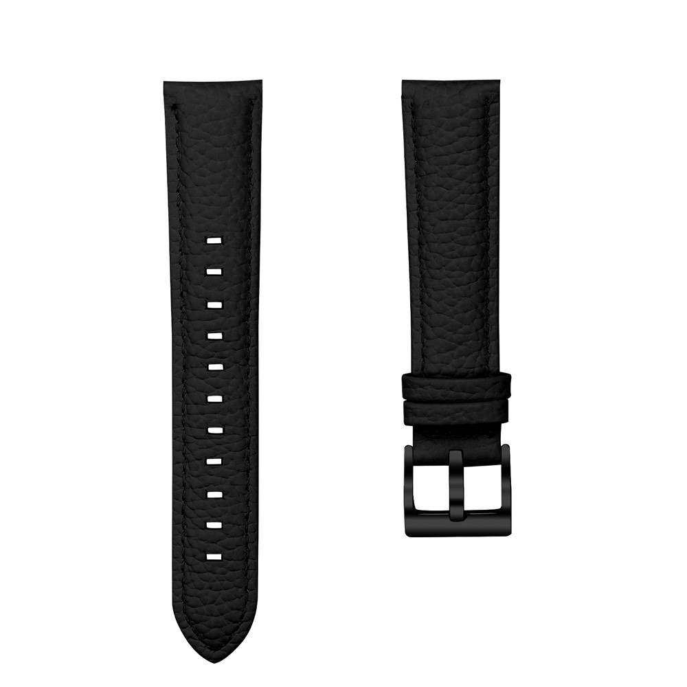 Genu bőr szíj az Amazfit Active 2 Square/Active 2 készülékhez – fekete