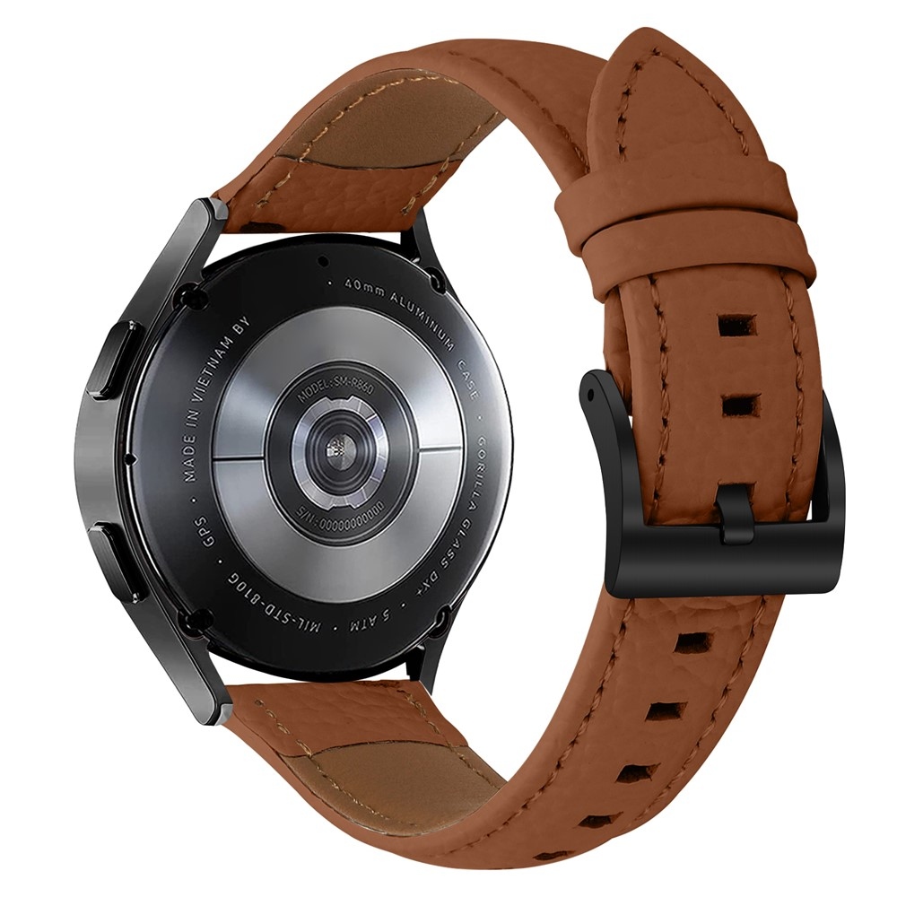 Genu bőr szíj az Amazfit Active 2 Square/Active 2 készülékhez – barna