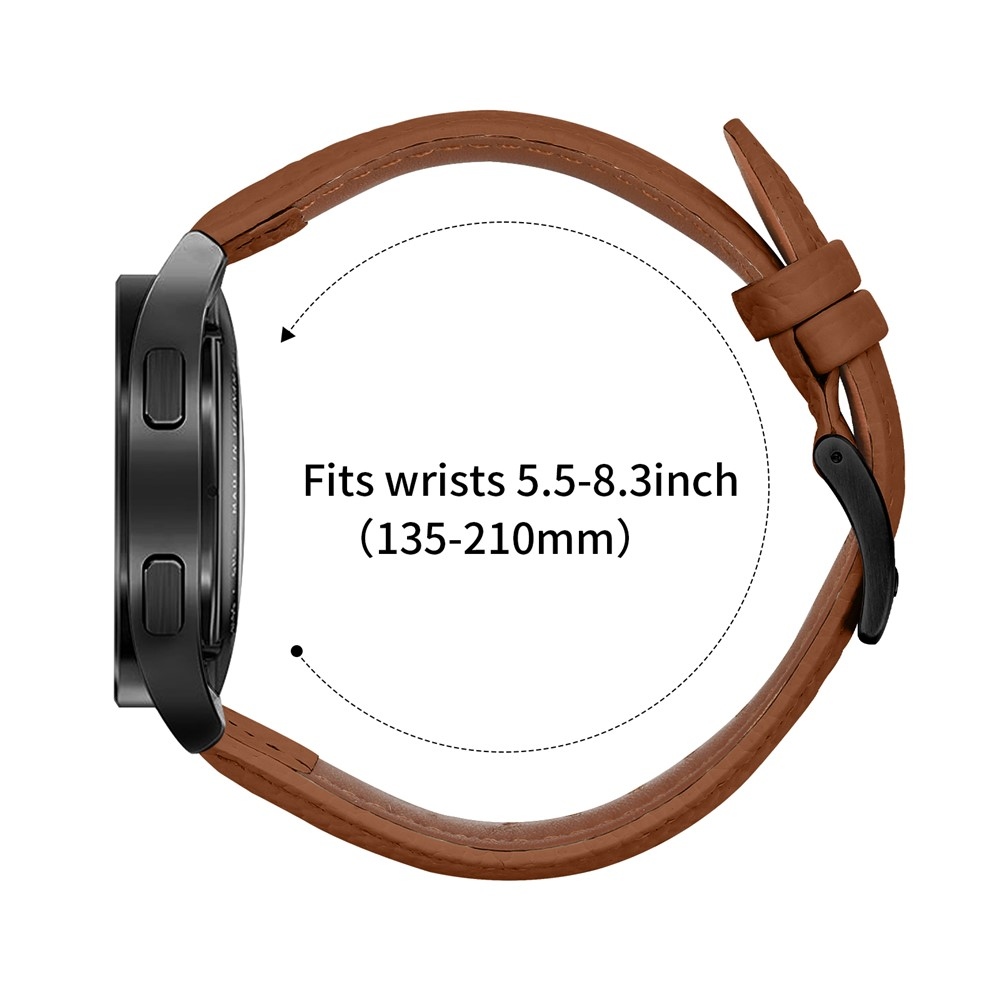Genu bőr szíj az Amazfit Active 2 Square/Active 2 készülékhez – barna