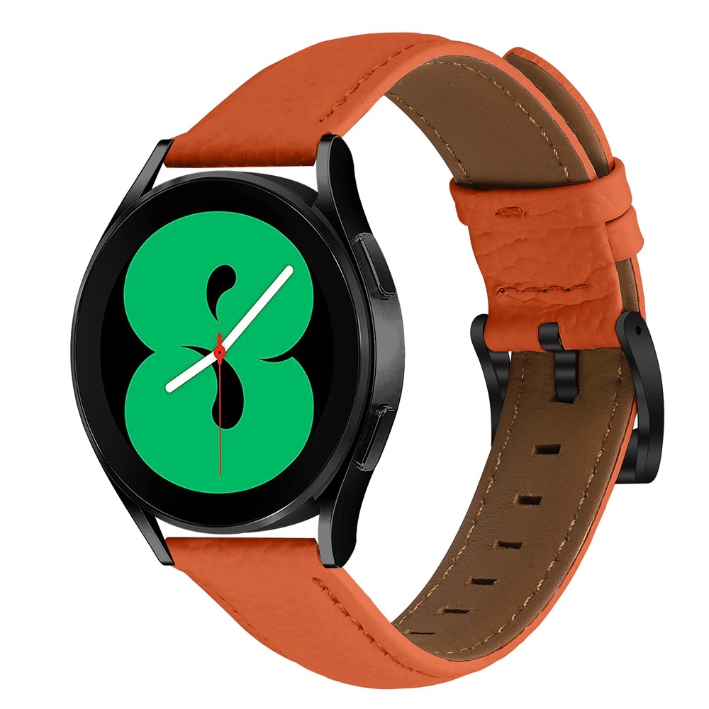 Genu bőr szíj az Amazfit Active 2 Square/Active 2 készülékhez – narancssárga