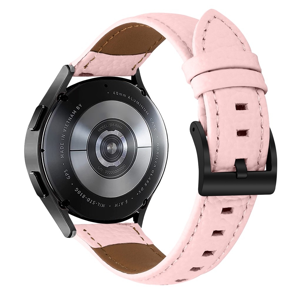 Genu bőr szíj az Amazfit Active 2 Square/Active 2 készülékhez – rózsaszín