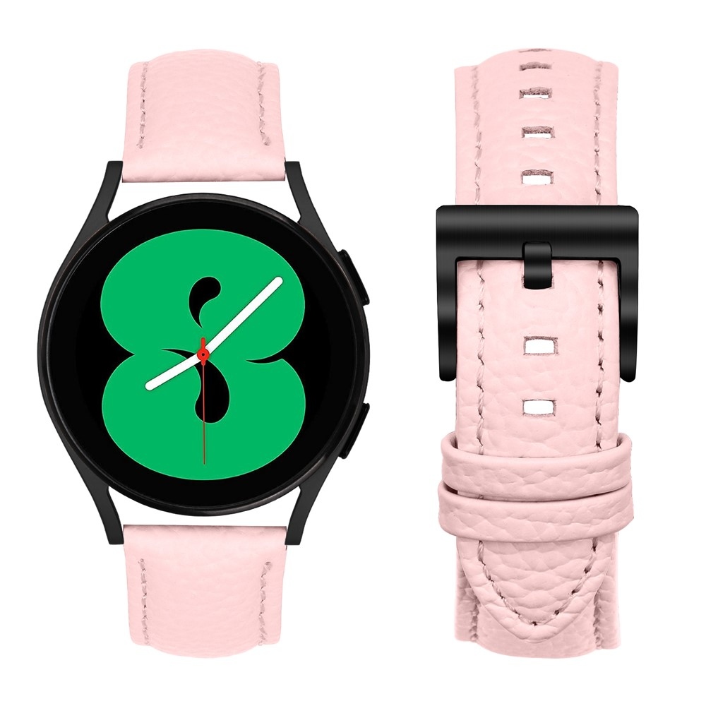 Genu bőr szíj az Amazfit Active 2 Square/Active 2 készülékhez – rózsaszín