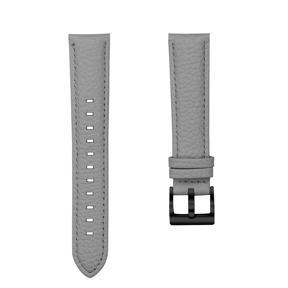 Genu bőr szíj az Amazfit Active 2 Square/Active 2 készülékhez – szürke