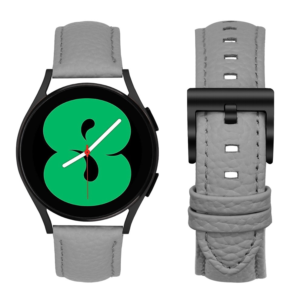 Genu bőr szíj az Amazfit Active 2 Square/Active 2 készülékhez – szürke