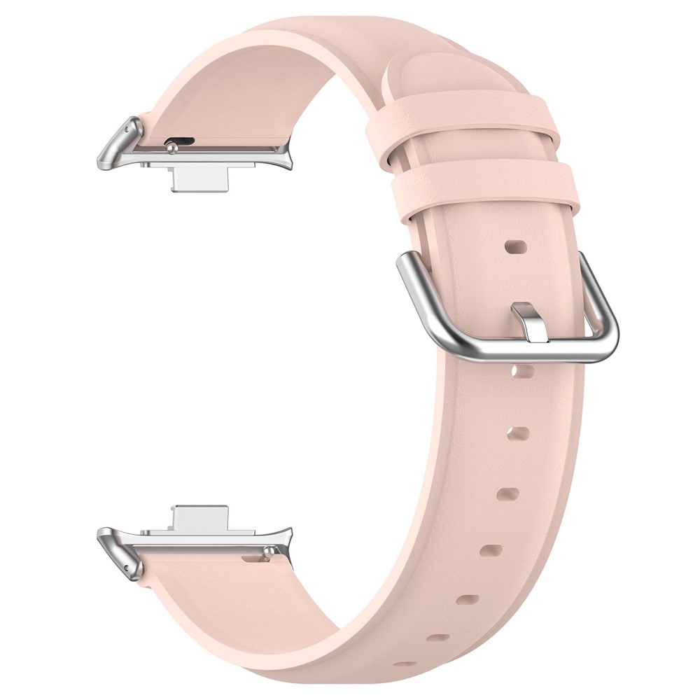 Genu bőr karkötő a Xiaomi Smart Band 10 Pro/9 Pro/8 Pro/Redmi Watch 6/5/4 modellekhez – rózsaszín