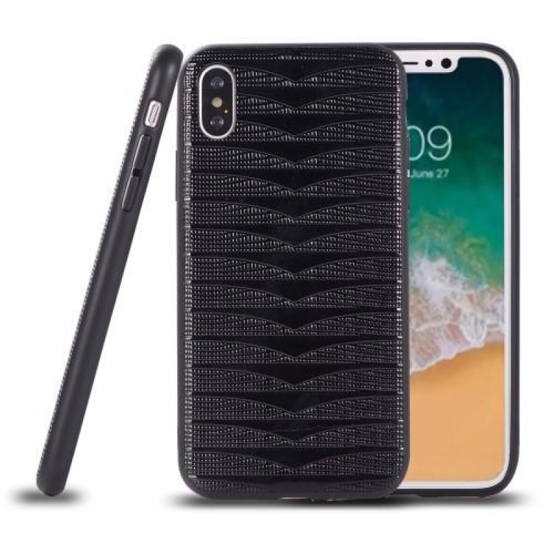 Geo rugalmas gél tok iPhone X készülékhez - fekete