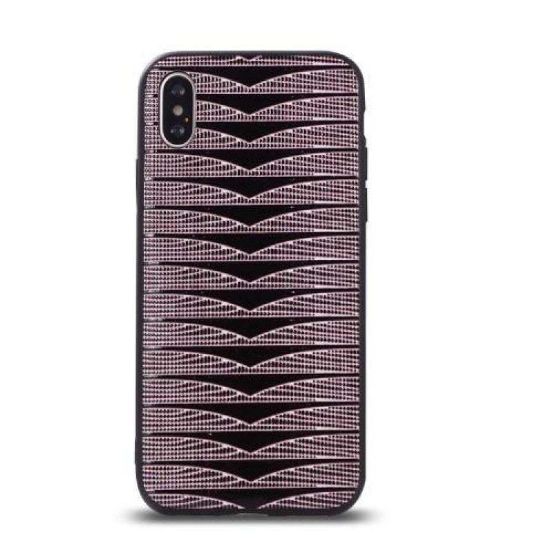 Geo rugalmas gél tok iPhone X készülékhez - rózsaszín