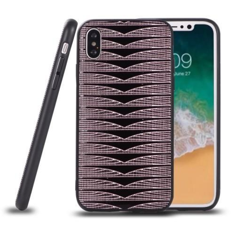 Geo rugalmas gél tok iPhone X készülékhez - rózsaszín