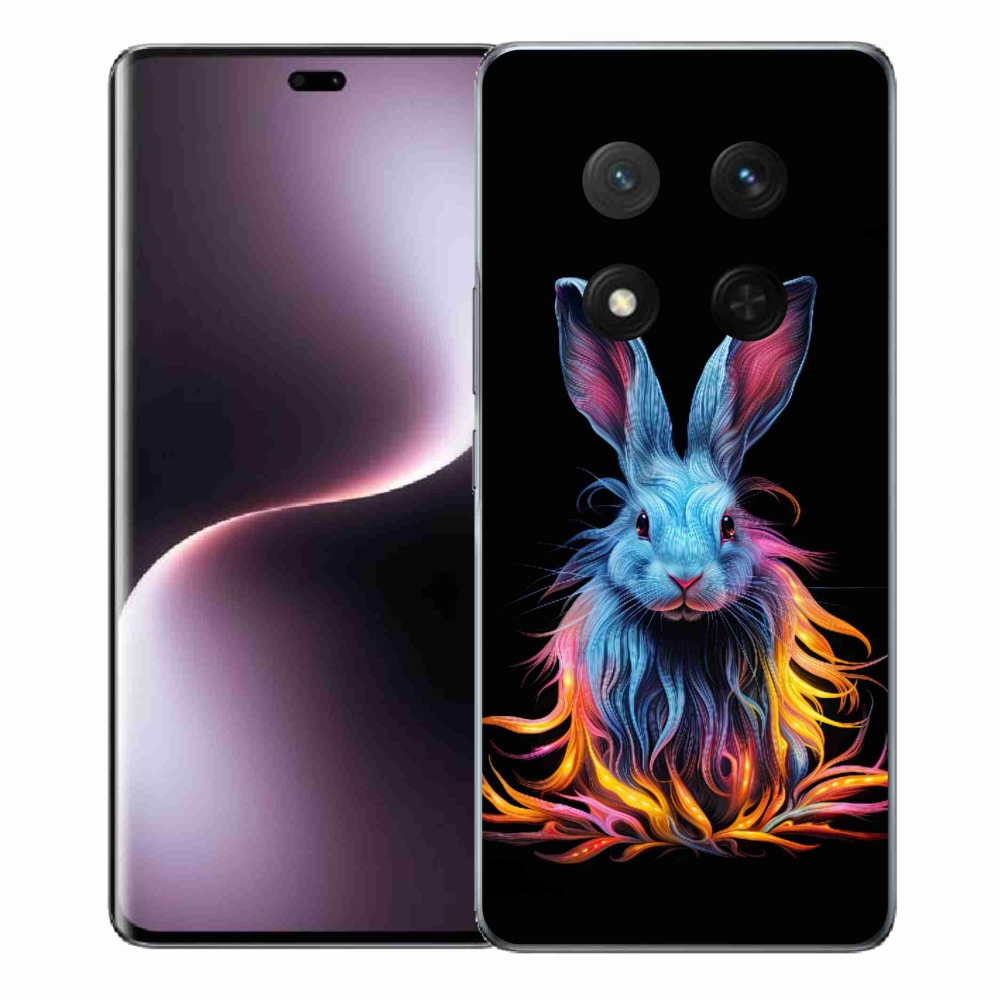 Gél borítás mmCase a Honor Magic 7 Lite 5G számára - absztrakt nyúl