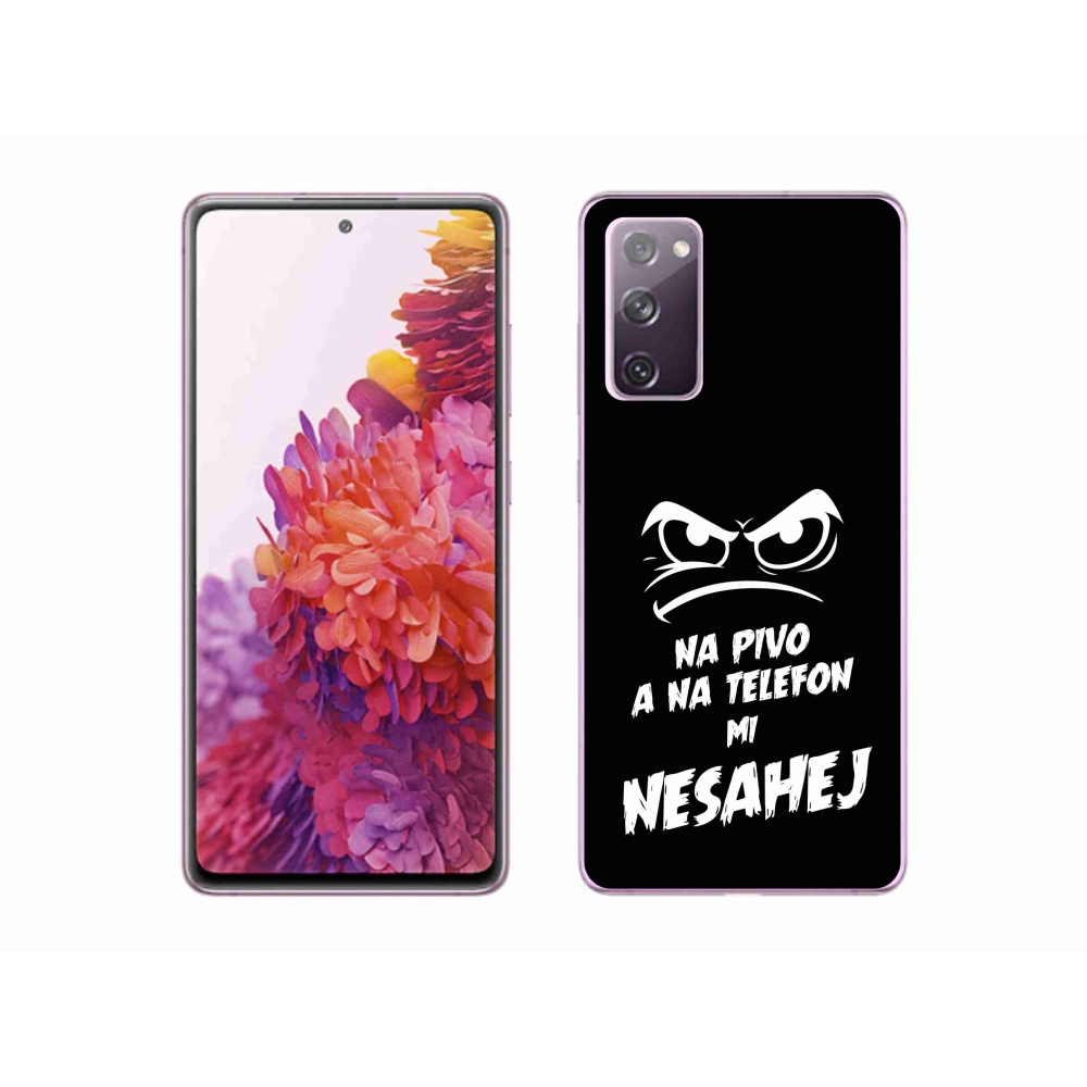 Gél borítás mmCase Samsung Galaxy S20 FE - sör motívum 2 fekete háttér