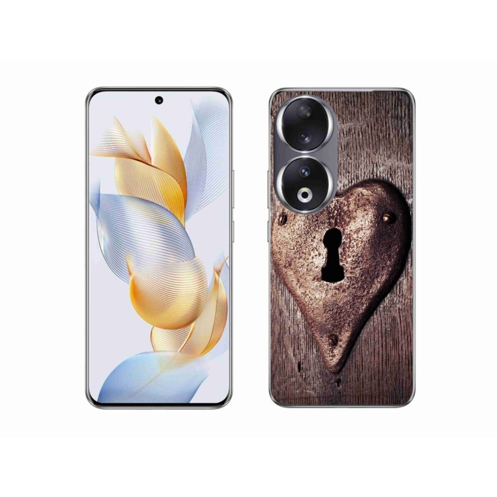 Zselés borítás mmCase a Honor 90-hez - szív alakú zárral