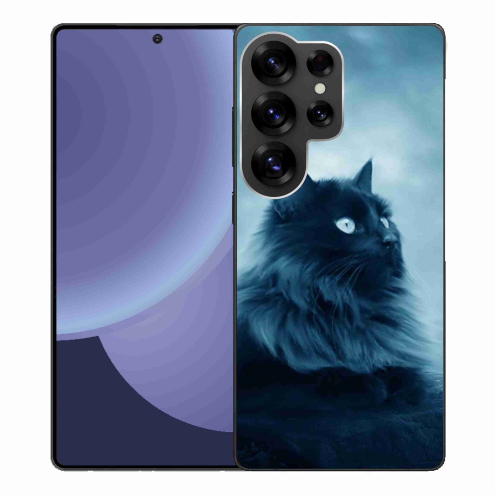 Zselés borítás mmCase Samsung Galaxy S25 Ultra - fekete cat 1