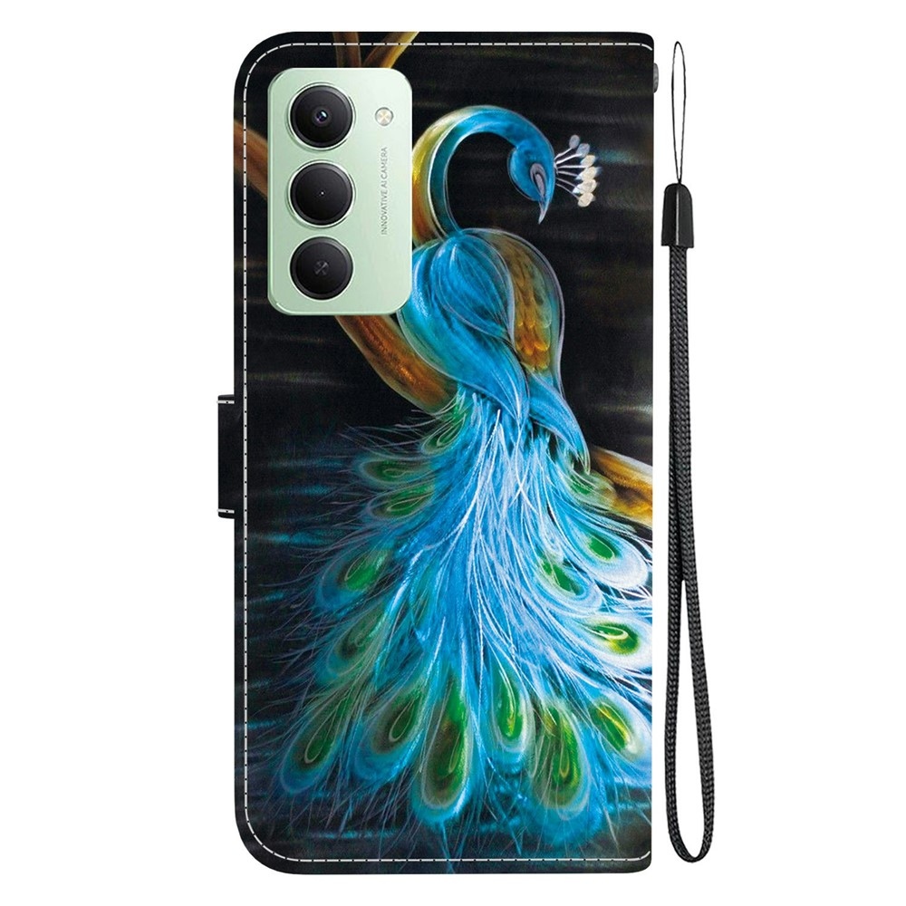 Sokoldalú könyvtáska Xiaomi Redmi 15 4G (171mm) - páva