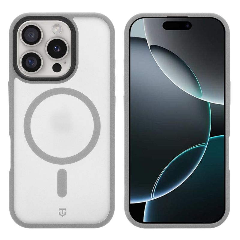 Tactical MagForce Hypersand tok az Apple iPhone 16 Pro-hoz, világosszürke