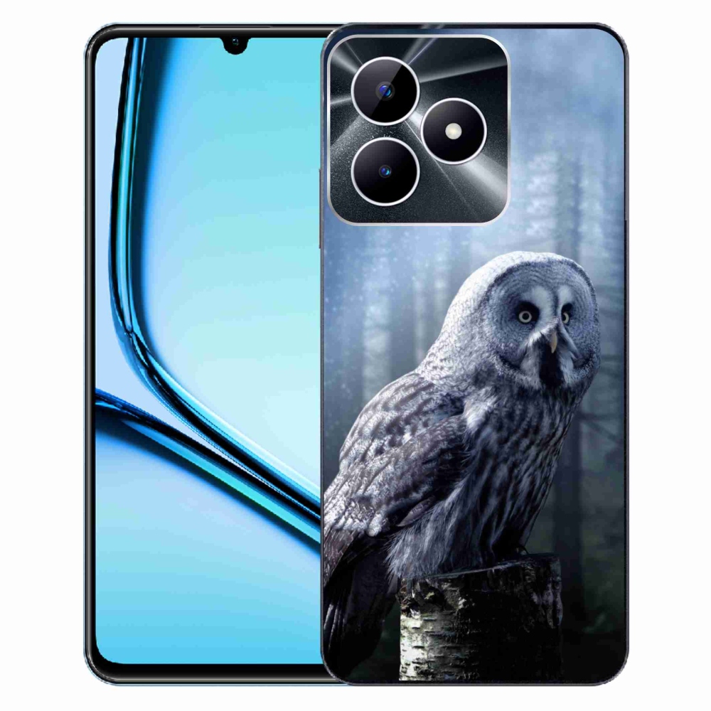 Zselés borító mmCase a Realme Note 50 készülékhez - bagoly