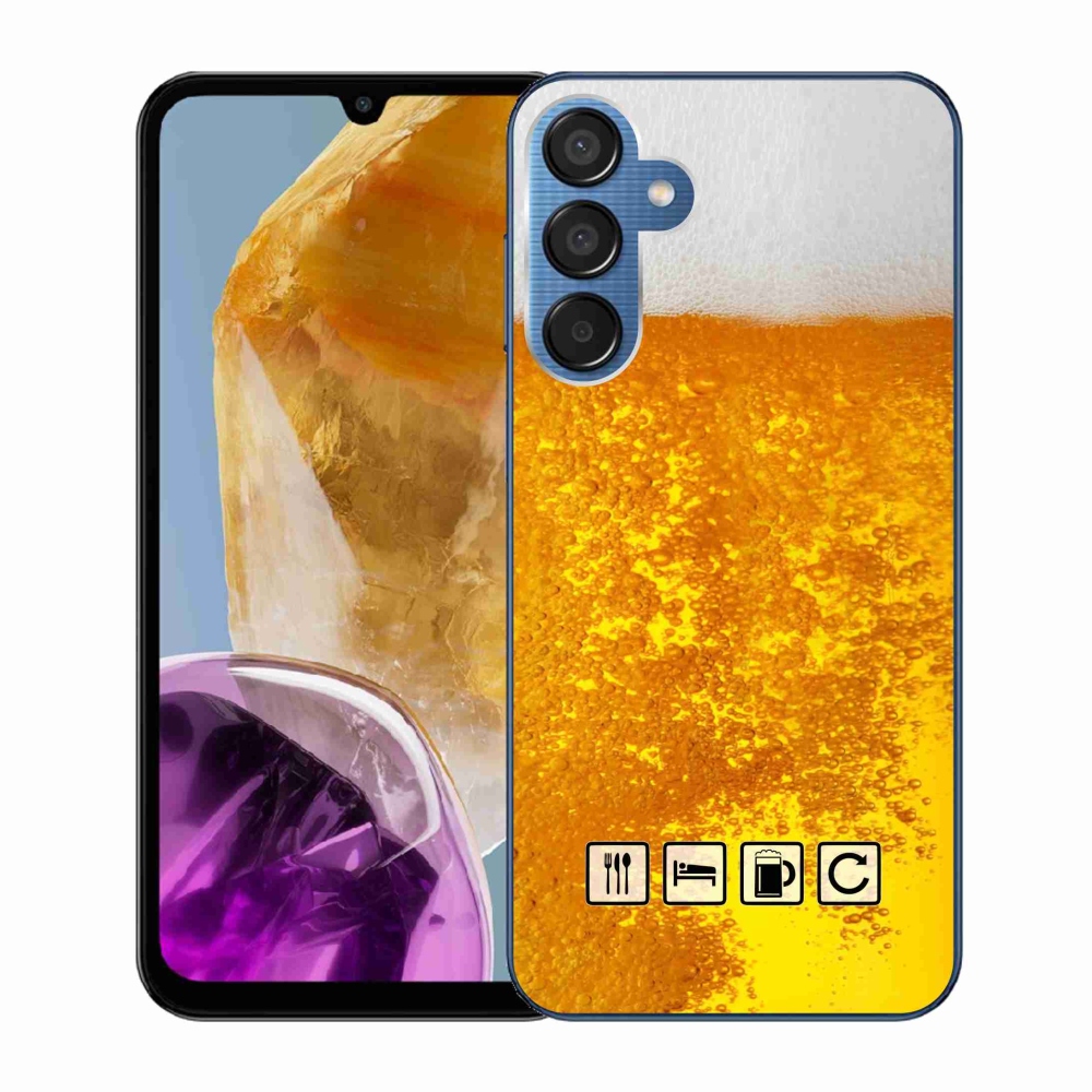 Gél borító mmCase Samsung Galaxy M15 5G - sör motívum 3