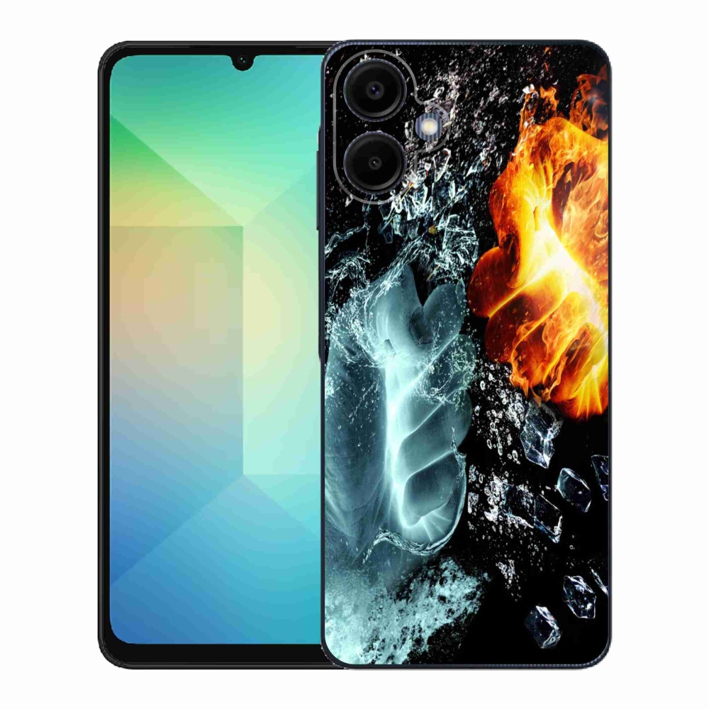 Zselés borítás mmCase Samsung Galaxy A06 4G - víz és tűz