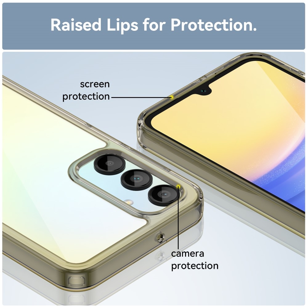 Gél tok kemény hátlappal Samsung Galaxy A16 4G/5G készülékhez - szürke