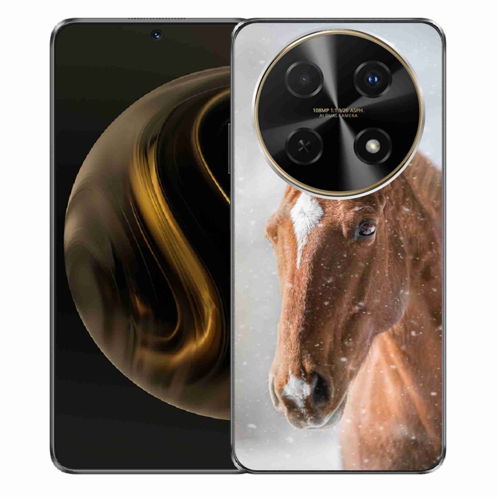 Zselés borítás mmCase a Huawei Nova 12i készülékhez - barna ló 2